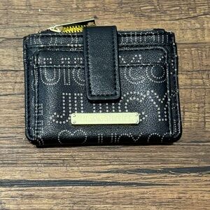 Juicy Couture Black and Gray Card Holder